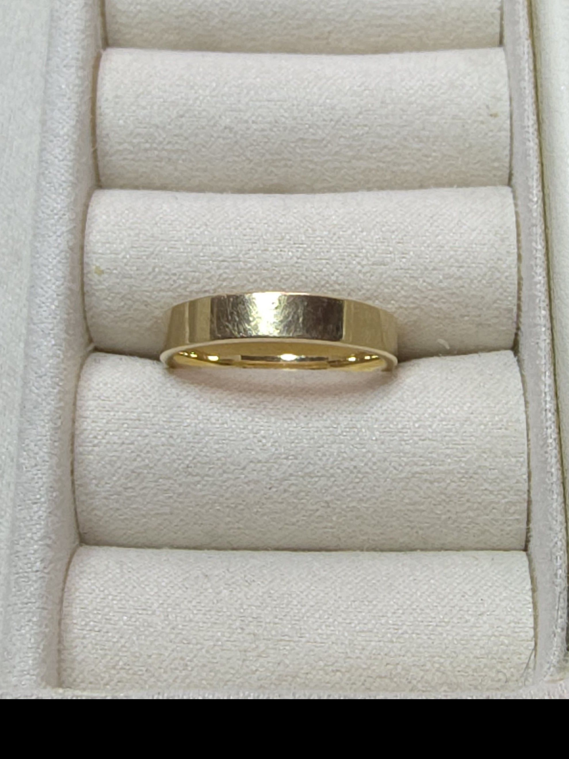 10k Yellow Gold 40 Mm Solid Band
